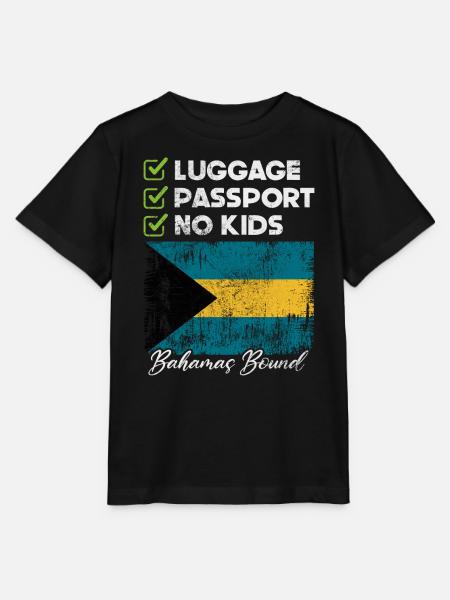 Bahamas - Stanley/Stella Kinder T-Shirt MINI CREATOR - Schwarz