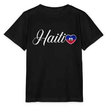 Haiti - Stanley/Stella MINI CREATOR Kids’ T-Shirt - black - Front - Mikhail (115cm)