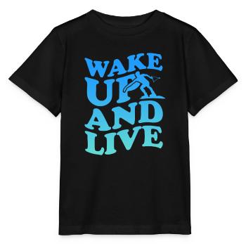 Wakeboard Wakeboarder Wakeboarding Gift - Stanley/Stella MINI CREATOR Kids’ T-Shirt - black - Front - Mikhail (115cm)