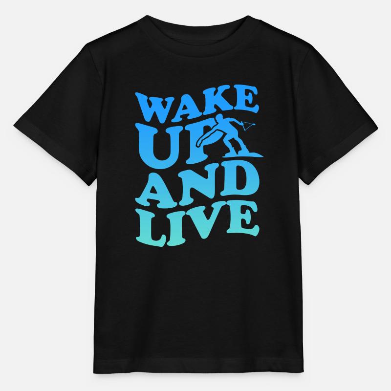 Wakeboard Wakeboarder Wakeboarding Geschenk - Stanley/Stella Kinder T-Shirt MINI CREATOR  - Schwarz