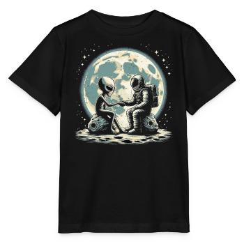 Alien - Stanley/Stella Kinder T-Shirt MINI CREATOR  - Schwarz - Vorne - Mikhail (115cm)