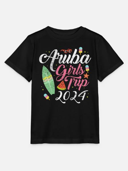 Aruba - Stanley/Stella Kinder T-Shirt MINI CREATOR - Schwarz