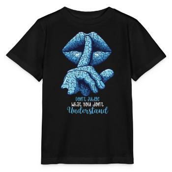 Autismus - Stanley/Stella Kinder T-Shirt MINI CREATOR  - Schwarz - Vorne - Mikhail (115cm)