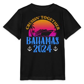 Bahamas Île des Caraïbes Cadeau d’été de l’Atlantique - T-shirt bio MINI CREATOR Stanley/Stella Enfant - noir - Devant - Mikhail (115cm)
