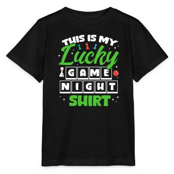 Jeu de société Jeux de société Jeux de nuit Jeux Cadeau - T-shirt bio MINI CREATOR Stanley/Stella Enfant - noir - Devant - Mikhail (115cm)