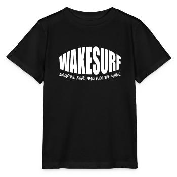 Wakeboard Wakeboarder Wakeboarding Gift - Stanley/Stella MINI CREATOR Kids’ T-Shirt - black - Front - Mikhail (115cm)