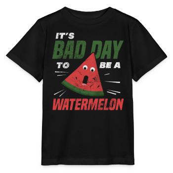 Watermelon - Stanley/Stella MINI CREATOR Kids’ T-Shirt - black - Front - Mikhail (115cm)