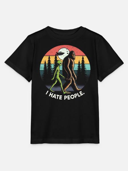Alien - Stanley/Stella Kinder T-Shirt MINI CREATOR  - Schwarz