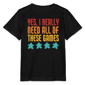 Jeu de société Jeux de société Jeux de nuit Jeux Cadeau - T-shirt bio MINI CREATOR Stanley/Stella Enfant - noir - Devant - Mikhail (115cm)