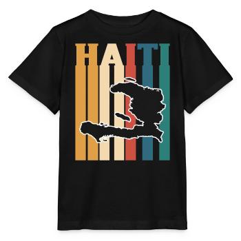 Haiti Haitianer Karibik Urlaub - Stanley/Stella Kinder T-Shirt MINI CREATOR  - Schwarz - Vorne - Mikhail (115cm)