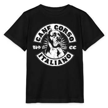 Cane Corso - T-shirt bio MINI CREATOR Stanley/Stella Enfant - noir - Devant - Mikhail (115cm)