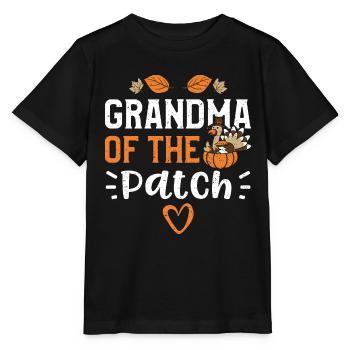 Grandma Of The Patch - Stanley/Stella MINI CREATOR Kids’ T-Shirt - black - Front - Mikhail (115cm)