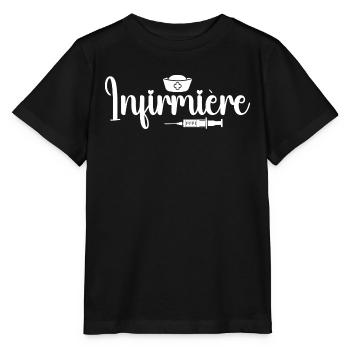 Krankenschwester Geschenk – Krankenschwester - Stanley/Stella Kinder T-Shirt MINI CREATOR  - Schwarz - Vorne - Mikhail (115cm)
