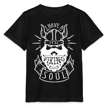 Viking Soul - Viking soul - Stanley/Stella MINI CREATOR Kids’ T-Shirt - black - Front - Mikhail (115cm)