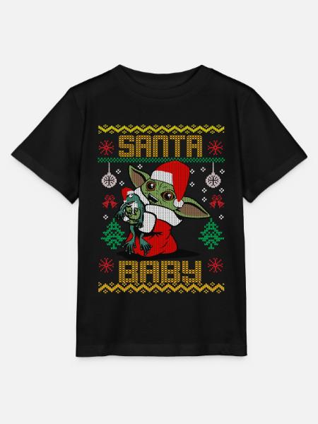 Santa Baby - Stanley/Stella Kinder T-Shirt MINI CREATOR - Schwarz