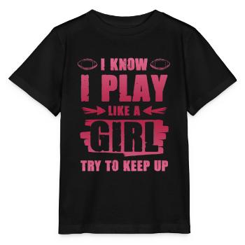 fille fille football - T-shirt bio MINI CREATOR Stanley/Stella Enfant - noir - Devant - Mikhail (115cm)