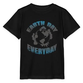 earth day umweltschutz - Stanley/Stella Kinder T-Shirt MINI CREATOR  - Schwarz - Vorne - Mikhail (115cm)