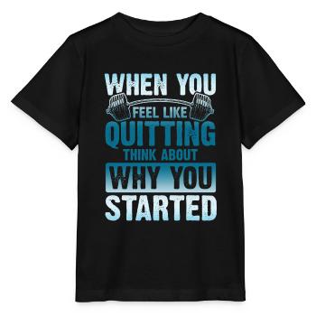 start fitnesss - Stanley/Stella Kinder T-Shirt MINI CREATOR  - Schwarz - Vorne - Mikhail (115cm)
