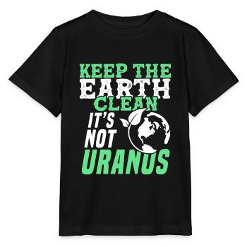 erde sauber halten - Stanley/Stella Kinder T-Shirt MINI CREATOR  - Schwarz - Vorne - Mikhail (115cm)