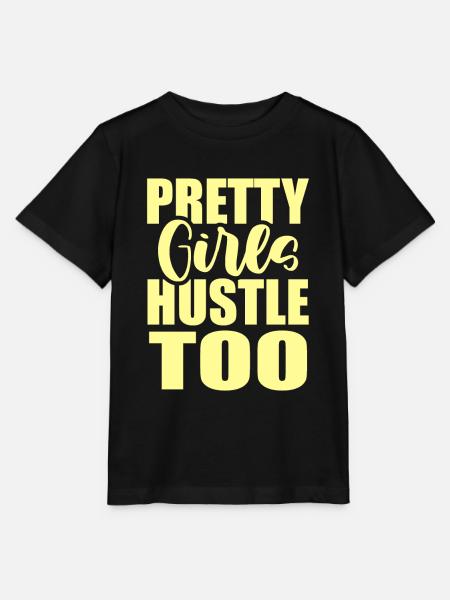 Mädchen Hustle - Stanley/Stella Kinder T-Shirt MINI CREATOR  - Schwarz