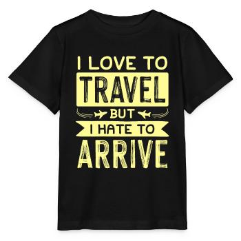 Travel travel holidays - Stanley/Stella MINI CREATOR Kids’ T-Shirt - black - Front - Mikhail (115cm)