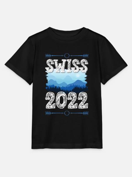 Swiss 2022 - Stanley/Stella Kinder T-Shirt MINI CREATOR  - Schwarz