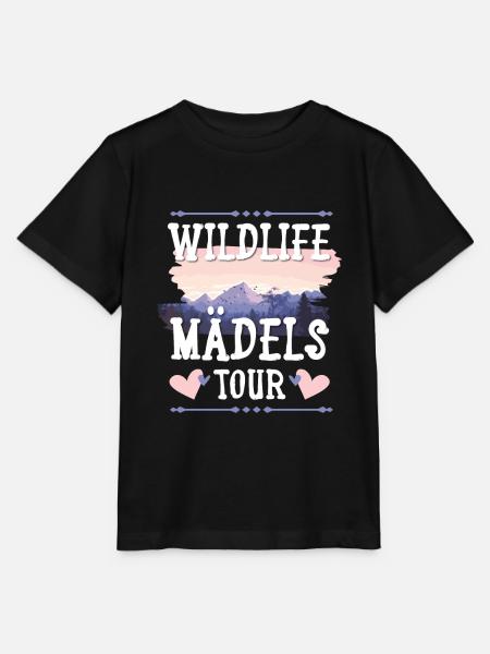 Wildlife Mädels Tour - Stanley/Stella Kinder T-Shirt MINI CREATOR - Schwarz