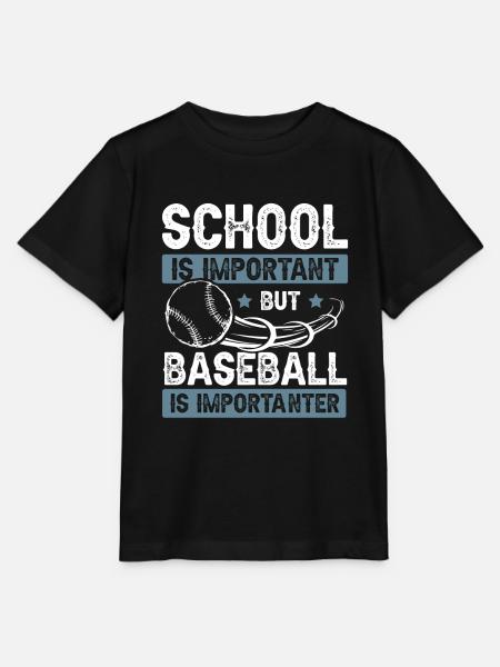 baseball school - Stanley/Stella Kinder T-Shirt MINI CREATOR  - Schwarz