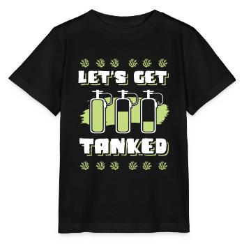 Diving scuba diving - Stanley/Stella MINI CREATOR Kids’ T-Shirt - black - Front - Mikhail (115cm)