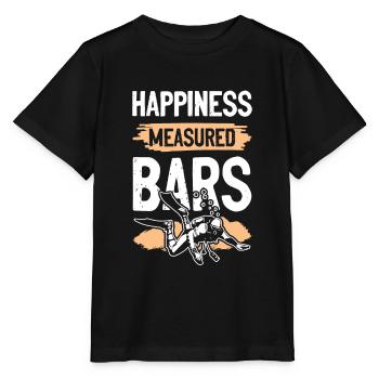happiness diving - Stanley/Stella Kinder T-Shirt MINI CREATOR  - Schwarz - Vorne - Mikhail (115cm)
