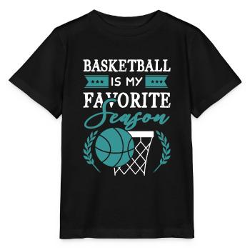 Basketball Season - Stanley/Stella MINI CREATOR Kids’ T-Shirt - black - Front - Mikhail (115cm)