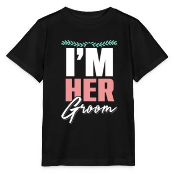 ich bin ihr ehemann paare - Stanley/Stella Kinder T-Shirt MINI CREATOR  - Schwarz - Vorne - Mikhail (115cm)