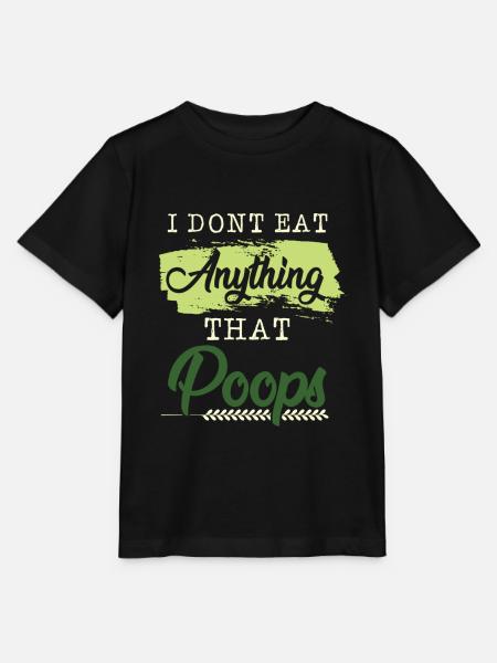 vegan spruch lustig - Stanley/Stella Kinder T-Shirt MINI CREATOR - Schwarz