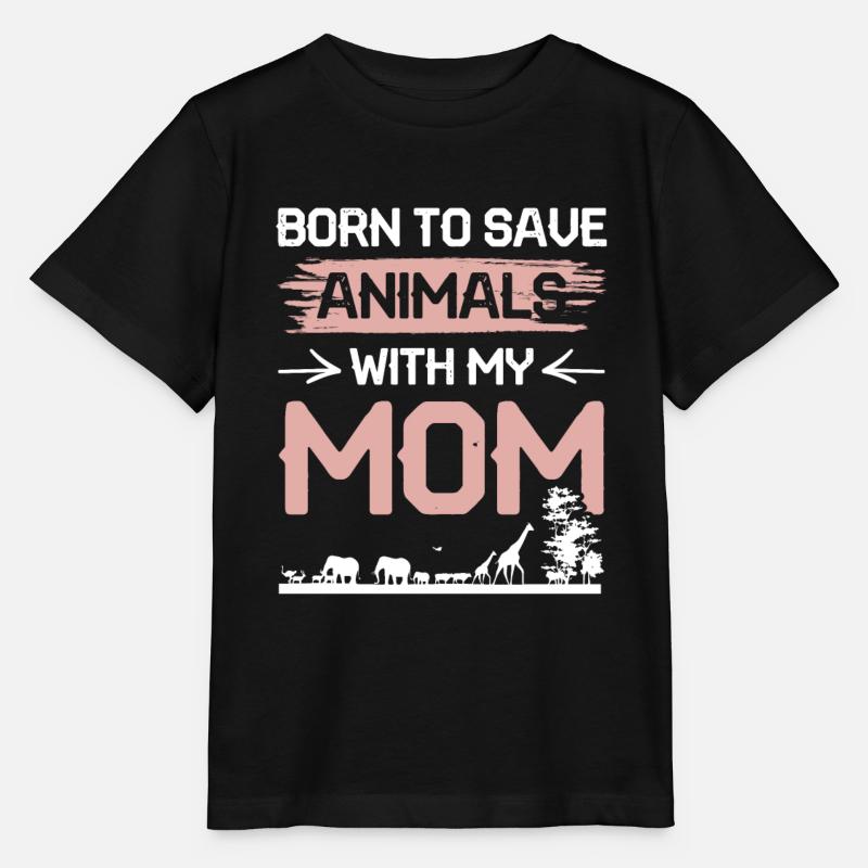 tierschützer mama - Stanley/Stella Kinder T-Shirt MINI CREATOR  - Schwarz