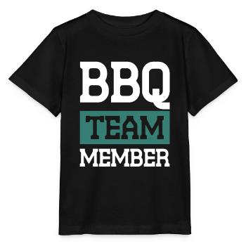 Équipe Bbq - T-shirt bio MINI CREATOR Stanley/Stella Enfant - noir - Devant - Mikhail (115cm)