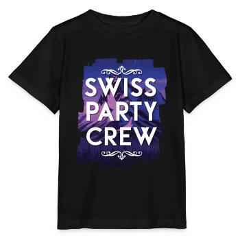Swiss Party Crew - Stanley/Stella Kinder T-Shirt MINI CREATOR  - Schwarz - Vorne - Mikhail (115cm)