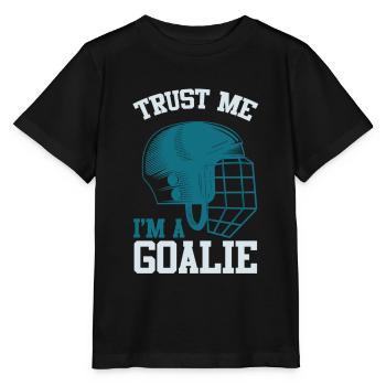 Slogan du hockey sur glace - T-shirt bio MINI CREATOR Stanley/Stella Enfant - noir - Devant - Mikhail (115cm)