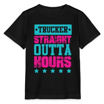 camionneur tout droit sorti - T-shirt bio MINI CREATOR Stanley/Stella Enfant - noir - Devant - Mikhail (115cm)