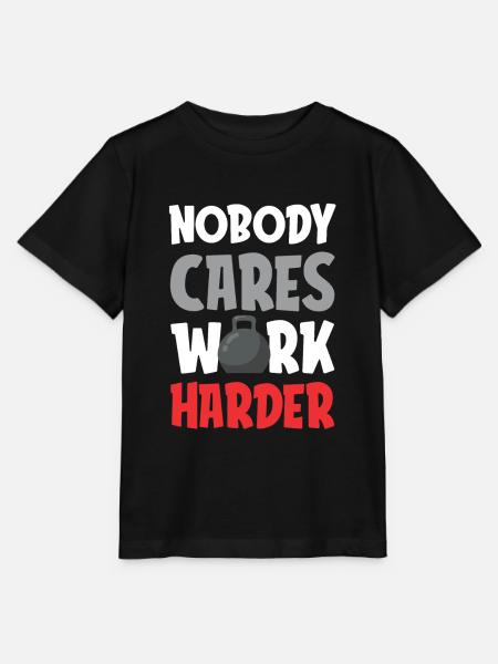 fitness harte arbeit - Stanley/Stella Kinder T-Shirt MINI CREATOR  - Schwarz