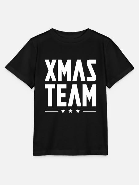 Xmas Team - Stanley/Stella Kinder T-Shirt MINI CREATOR - Schwarz