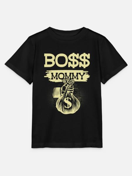 Boss Mommy - Stanley/Stella Kinder T-Shirt MINI CREATOR - Schwarz