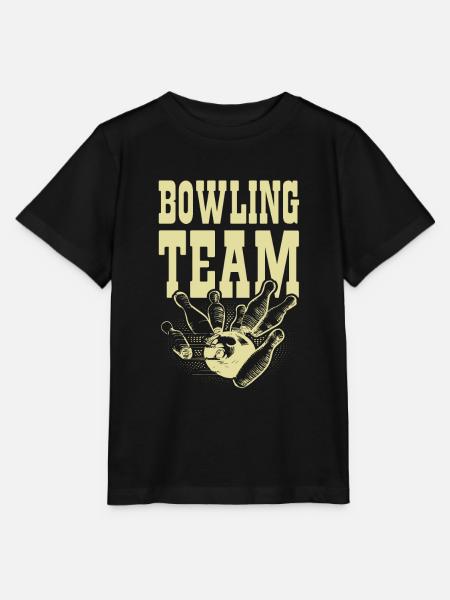 Bowling Team - Stanley/Stella Kinder T-Shirt MINI CREATOR - Schwarz