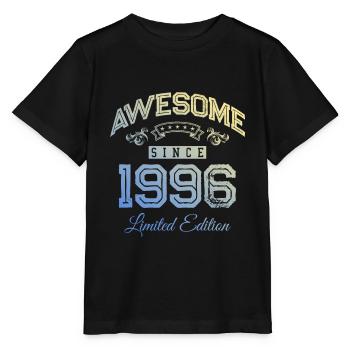1996 awesome since - Stanley/Stella Kinder T-Shirt MINI CREATOR  - Schwarz - Vorne - Mikhail (115cm)