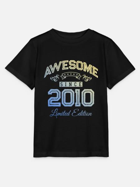 2010 awesome since - Stanley/Stella Kinder T-Shirt MINI CREATOR  - Schwarz