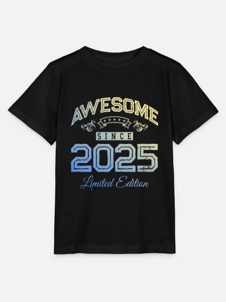 2025 awesome since - Stanley/Stella Kinder T-Shirt MINI CREATOR - Schwarz