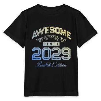 2029 awesome since - Stanley/Stella Kinder T-Shirt MINI CREATOR  - Schwarz - Vorne - Mikhail (115cm)
