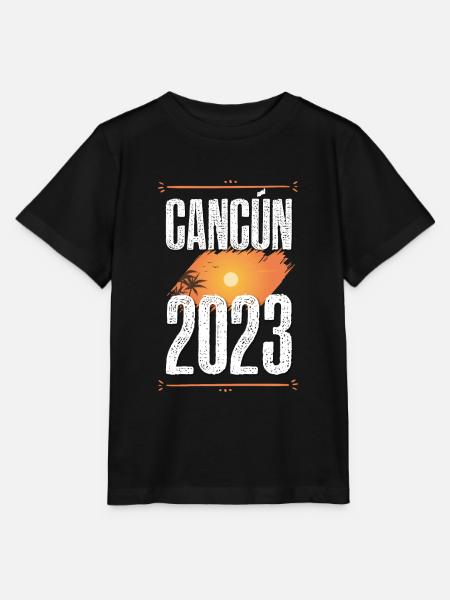 Cancun 2023 - Stanley/Stella Kinder T-Shirt MINI CREATOR  - Schwarz