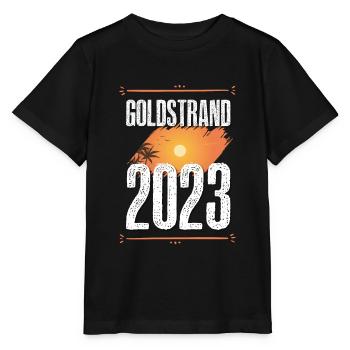Goldstrand 2023 - Stanley/Stella Kinder T-Shirt MINI CREATOR  - Schwarz - Vorne - Mikhail (115cm)