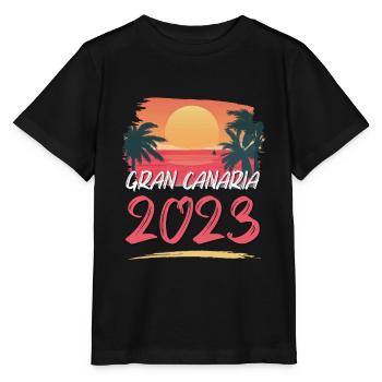 Grande Canarie 2023 (Garantie du prix le plus bas) - T-shirt bio MINI CREATOR Stanley/Stella Enfant - noir - Devant - Mikhail (115cm)