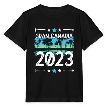 Grande Canarie 2023 (Garantie du prix le plus bas) - T-shirt bio MINI CREATOR Stanley/Stella Enfant - noir - Devant - Mikhail (115cm)